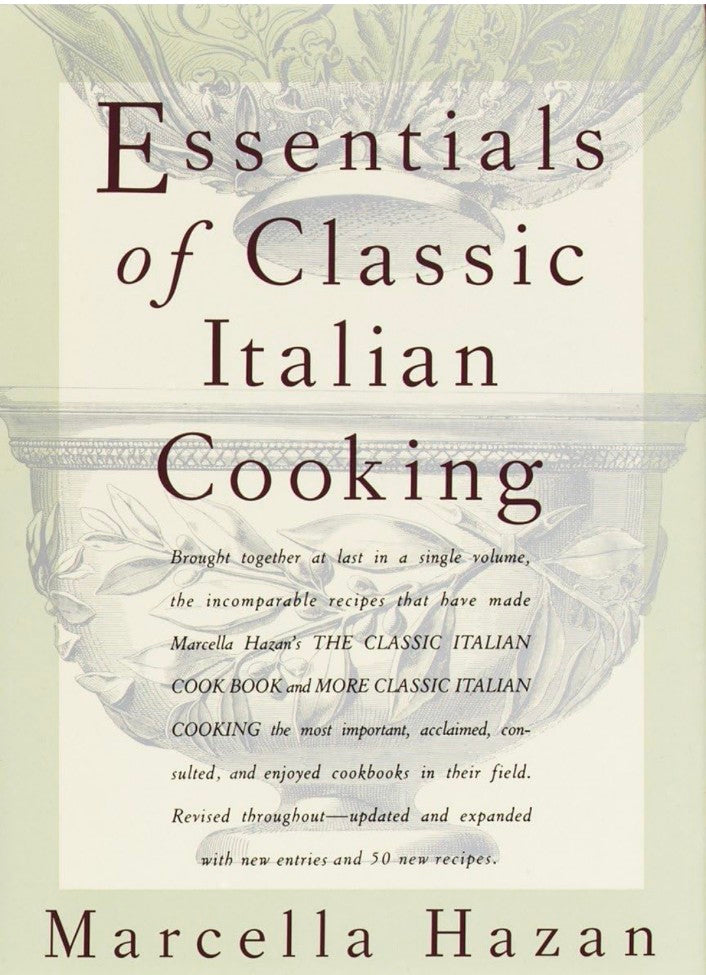 Essentials of Classic Italian Cooking hard cover