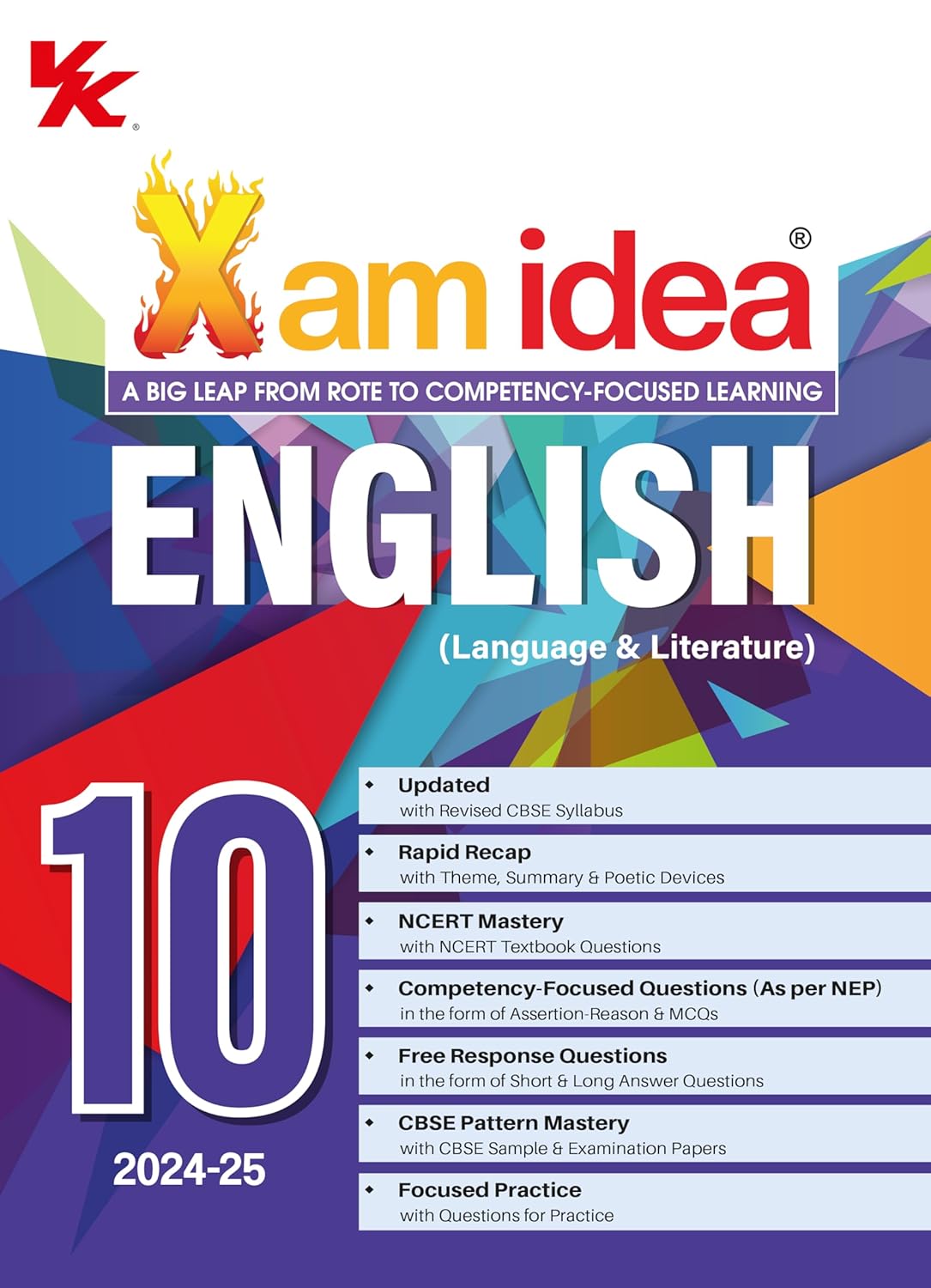 Xam idea English (Language & Literature) Class 10 Book | CBSE Board | Chapterwise Question Bank | Based on Revised CBSE Syllabus | NCERT Questions Included | 2024-25