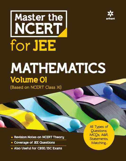 Master The NCERT - MATHS Vol.-1
Sixth Edition - 11 April 2023
ISBN-13: 978-9389208597 ISBN-10: 9389208599
Part of: Master The NCERT for JEE Mathematics