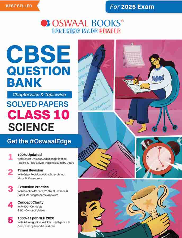 Oswaal CBSE Question Bank Class 10 Science, Chapterwise and Topicwise Solved Papers For Board Exams 2025