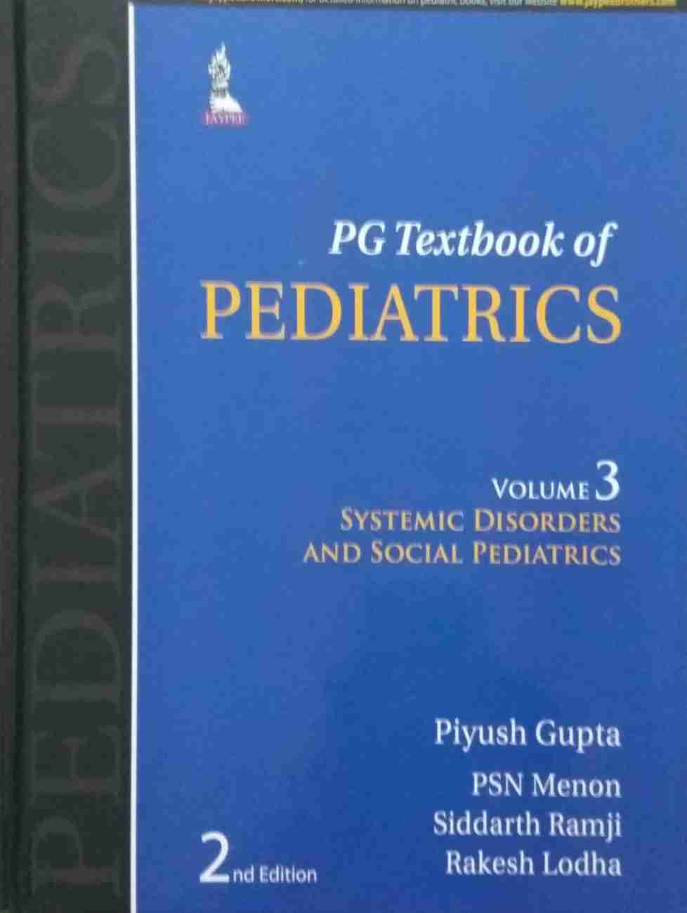 PG Textbook of Pediatrics (3 Volumes) by Piyush Gupta (Hardcover)