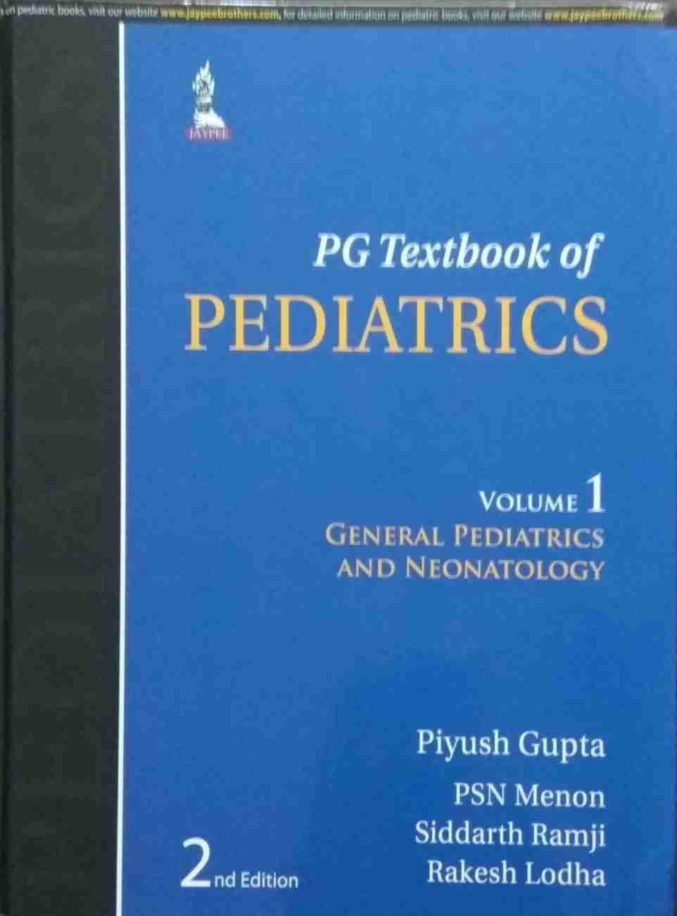 PG Textbook of Pediatrics (3 Volumes) by Piyush Gupta (Hardcover)