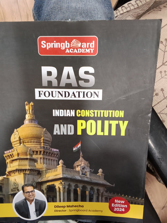 Springboard RAS Foundation Indian Constitution And Polity New Edition 2024