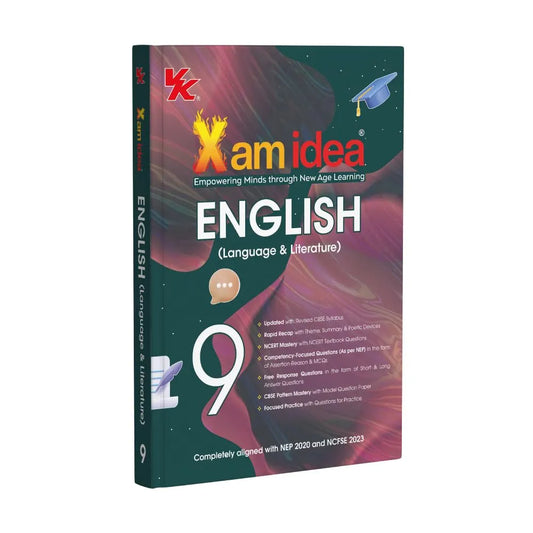 Xam idea Class 9 English (Language & Literature) | 2025-26 | Latest CBSE Syllabus| NEP 2020 & NCFSE 2023 Aligned | With Competency-Focused & Free Response Qs | Self-Assessment Tests
