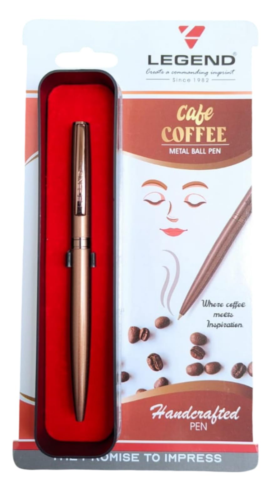 Legend dark coffee metal ball pen