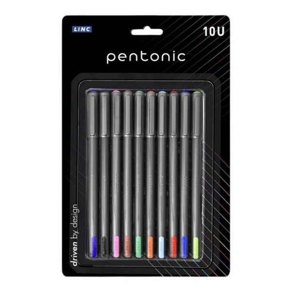 Pentonic driven by design 1.0mm colour ful pen 10Nball pen