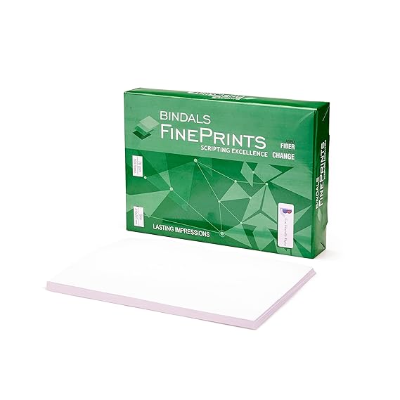 Bindal White Copier Paper | A4 Size | 70 GSM | 1 Ream & 500 Sheets per ream | Bright Plain Printing Paper | Fine Quality & Eco-friendly