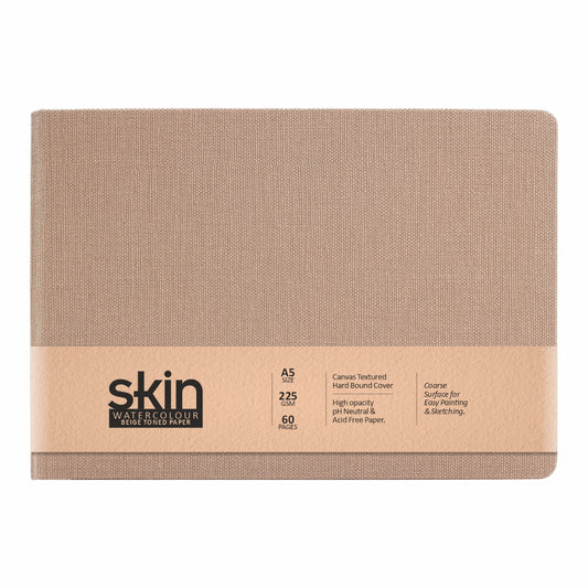 Skin  water colour beige toned paper