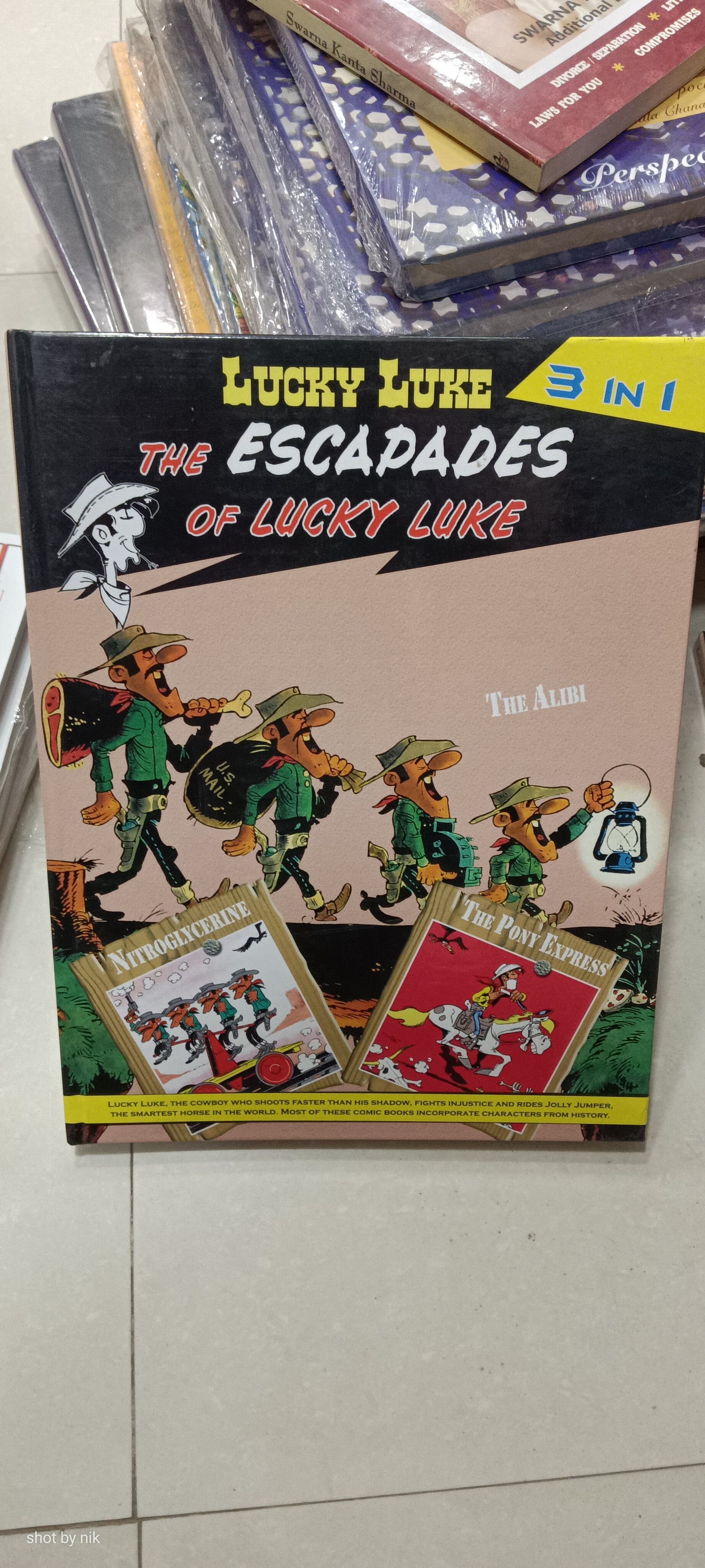 The Escapades of Lucky Luke (3 in 1) hard cover