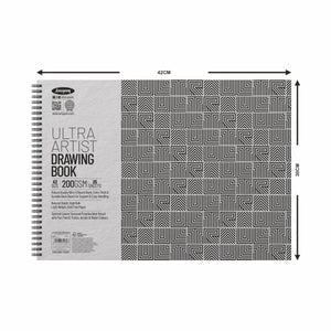 Anupam Ultra Artist Drawing Book A4PSIZE. 200GSM 25Sheets
