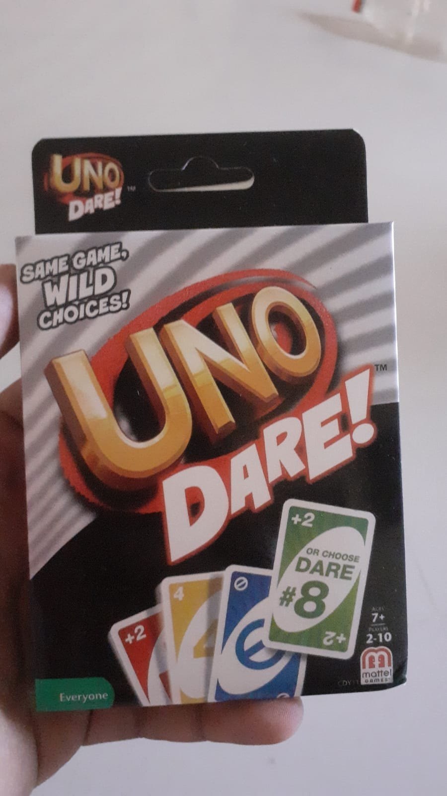 Uno dare card