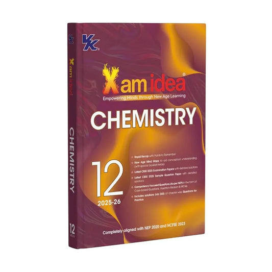 Xam idea Class 12 Chemistry – (2025-26 Edition) | NEP & NCFSE Aligned | CBSE Exam Focused