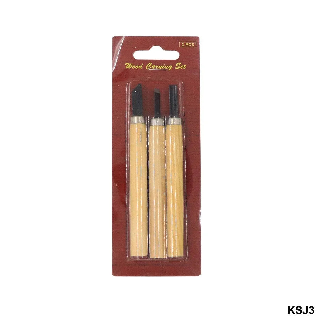 Wood carning set
