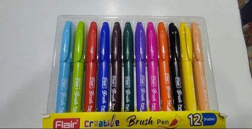 Flair Creative Brush Pens – 12 Shades