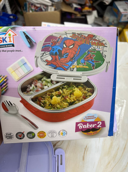 Ski stainless steel lunch box