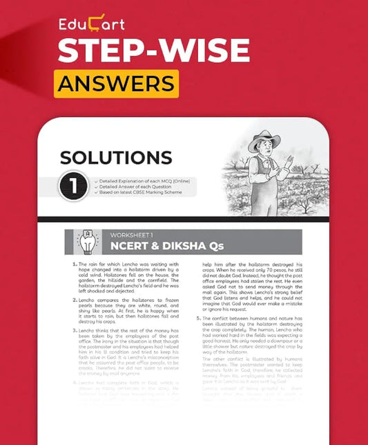 Educart One-shot English Language and Literature CBSE Class 10 Question Bank 2025-26 on new Syllabus 2026 (Strictly for Boards Exam)