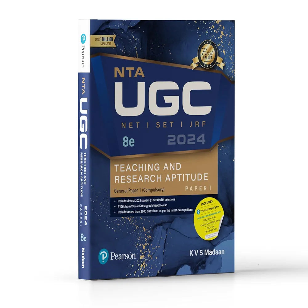 NTA UGC NET '24 Paper 1 By Kvs Madaan|Teaching And Research Aptitude Net/Set/Jrf|Includes 2023 paper (3 Sets) & 23 years chapter wise solved previous year questions|Includes 2600 questions 8th edition 2024