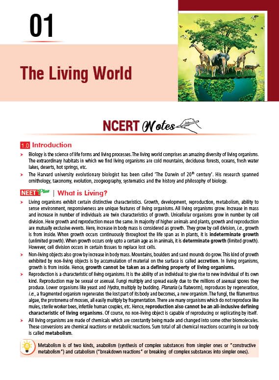 MTG Objective NCERT at your FINGERTIPS Biology For 2025-2026 Exam - NCERT NEET Trend Indicator, HOTS MCQs, Rank Predictor & Notes with HD Pages | NEET Books (Based on NCERT Latest Pattern)
