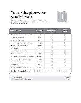 Arihant CBSE Chapterwise Question Bank 2025–2016 for Class 12 Biology | Latest Syllabus | Includes Solved Papers, Sample Papers, and CBSE Marking Scheme