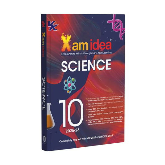 Xam idea Class 10 Science (2025-26) | Latest CBSE Syllabus | Key Concepts | Mind Maps with Special Booklet | Cross Chapter-wise Exercise | Comprehensive coverage