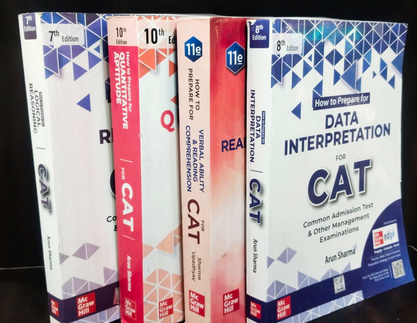 Arun Sharma's CAT Exam bundle/ combo (set of 4 books) - Quantitative Aptitude (Quant) + Verbal Ability and Reading Comprehension (VARC) + Logical Reasoning (LR) + Data Interpretation (DI)