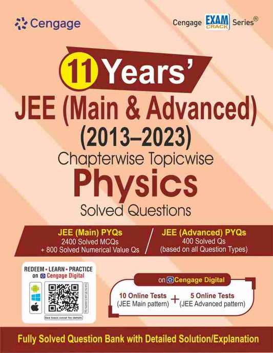 11 Years' JEE Main & Advanced Chapterwise Topicwise Physics Solved Questions 2013-2023