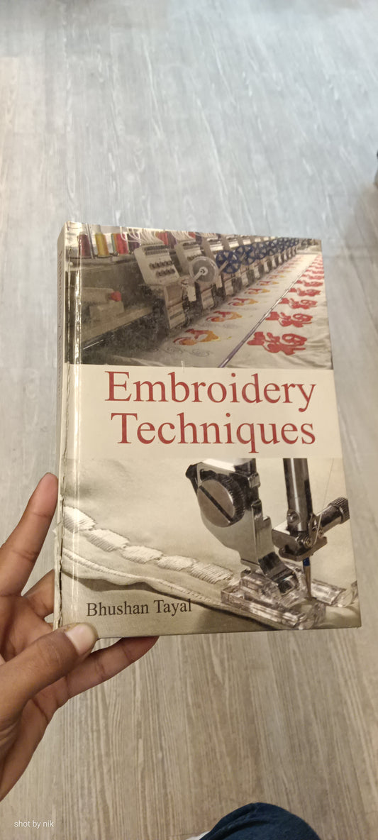 Embroidery techniques hard cover
