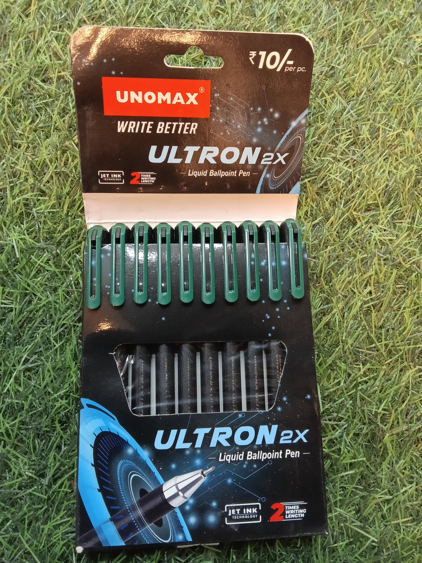 Unomax write better Ultron 2x Ballpoint pen (green)