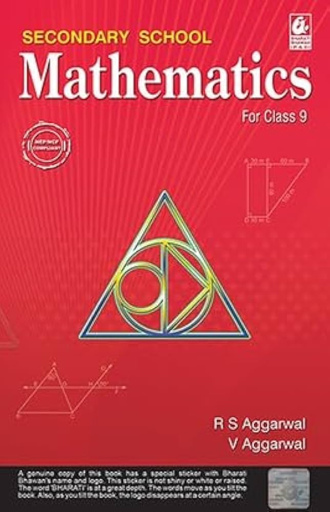 SECONDARY SCHOOL MATHEMATICS FOR CLASS 9