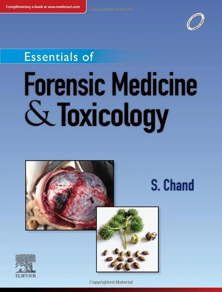Essentials Of Forensic Medicine And Toxicoloigy, 1st Edition by S.Chand