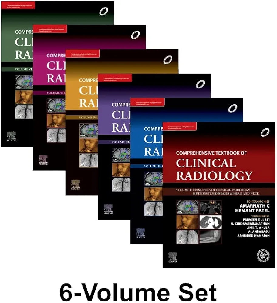 IRIA- Comprehensive Textbook of Clinical Radiology, (6 Volume Set) by Amarnath C (Hardcover)
