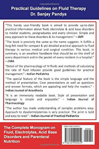 Practical Guidelines on Fluid Therapy by Dr.Sanjay Pandey 2nd edition