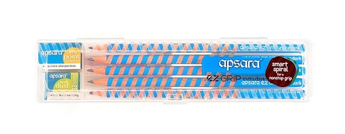Apsara EZ Grip Extra Dark Pencils - Pack of 10