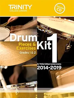 Drum Kit 1 Grades 1 and 2 by Trinity (Grade - D)