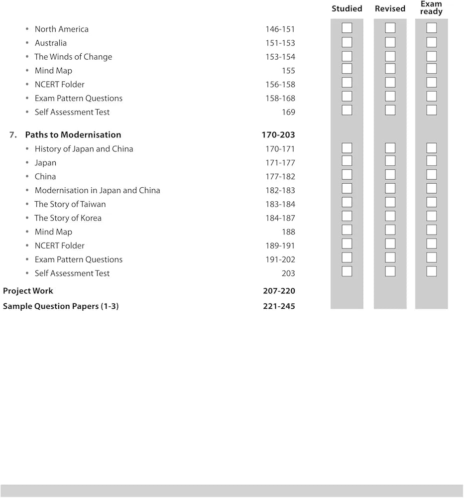 Arihant All in One History Class 11 for CBSE Exams 2025-26 | Simplified Theory, All Types of Exam Pattern Questions, Diksha & Other Imp. Ques, CBQs, MCQs, A-R, Source Based, Sample Question Papers, Mind Maps, & Project Work