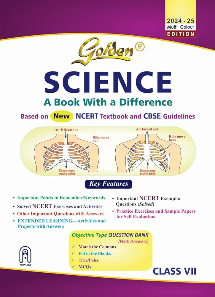GOLDEN SCIENCE 2024-25 CLASS 7 (CBSE GUIDELINES)