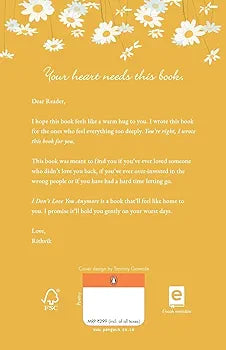 Rithvik Singh
I Don't Love You Anymore: Moving On and Living Your Best Life | National Bestseller by Rithvik Singh | Original Edition