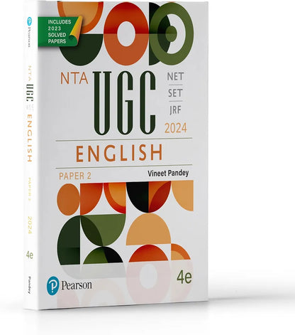 NTA UGC/NET/SET/JRF English Paper 2, Includes 2023 Solved Papers, 4th Edition - 2024