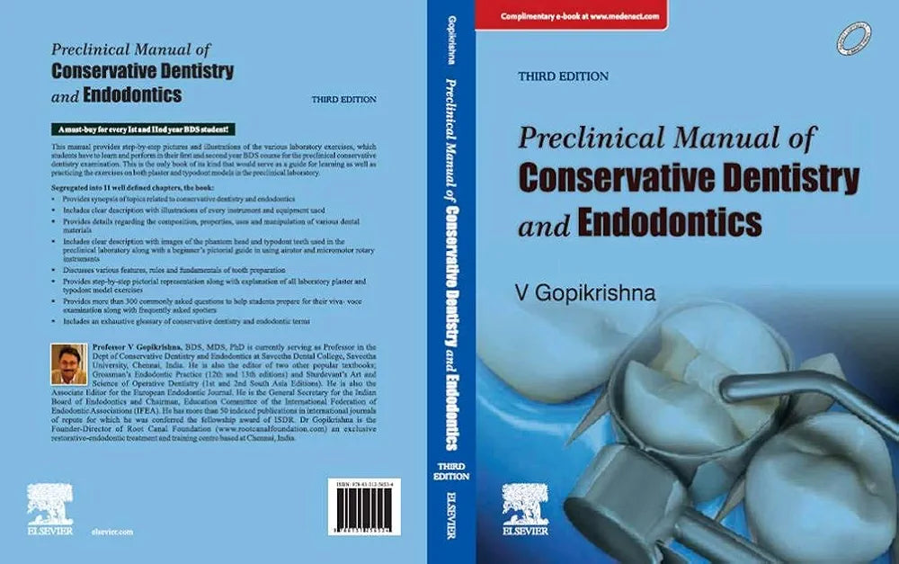 Preclinical Manual of Conservative Dentistry and Endodontics by V Gopikrishna 3rd edition