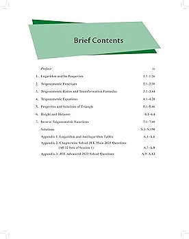 JEE (Advanced) Trigonometry with Free Online Assessments and Digital Content 2023