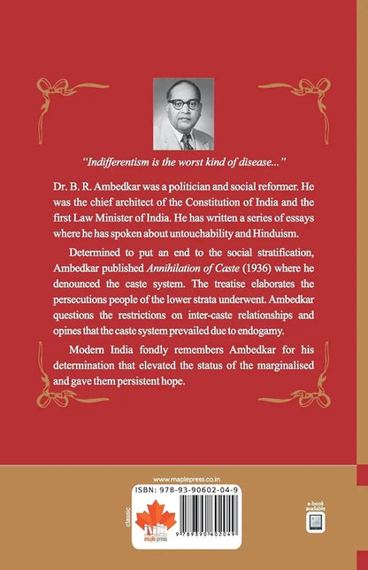 B.R. Ambedkar
 
Annihilation of Caste and other essays [Paperback] B.R. Ambedkar