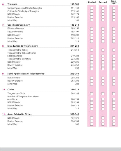 Arihant All in One Mathematics Class 10 for CBSE Exams 2025-26 | Revised Edition as per latest syllabus | Simplified Theory, All Types of Exam Pattern Questions, CBQs, Sample Question Papers, Mind Maps, Topic & Chapter Exercises, Activities, Board Papers