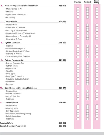 Arihant All in One Artificial Intelligence Class 9 for CBSE Exams 2025-26 | Revised Edition as per latest syllabus | CBQs, Focused Theory, Practice Exercises, Sample Papers
