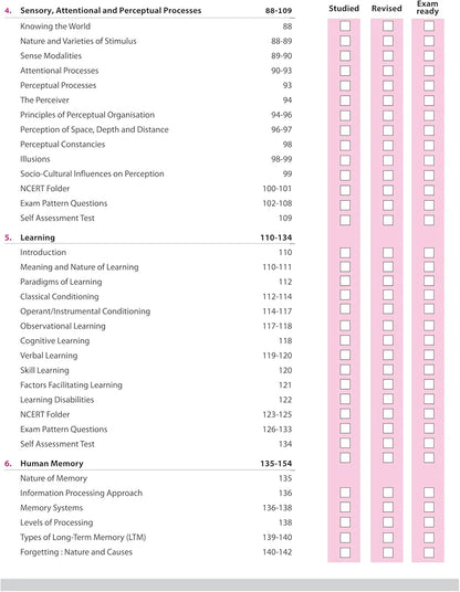 Arihant All in One Psychology Class 11 for CBSE Exams 2025-26 | Revised Edition as per latest syllabus | Simplified Theory, All Types of Exam Pattern Questions, CBQs, MCQs, A-R, Case Based, Sample Question Papers, & Project Work