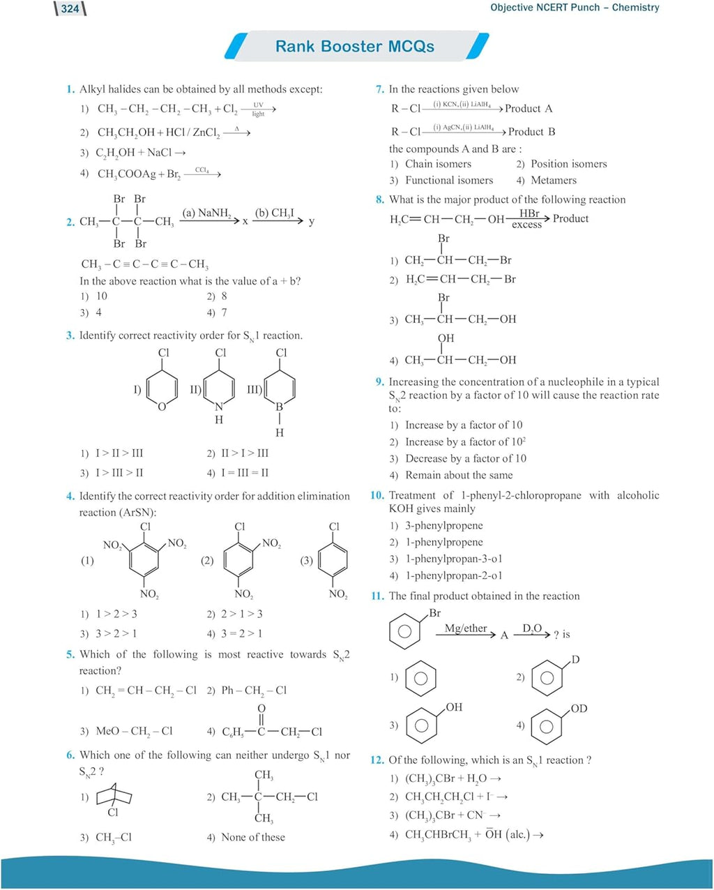 PW Objective NCERT Punch Chemistry Competitive Exams (NEET and CUET) | Includes A&R and Statement Type Questions Edition 2024-2025