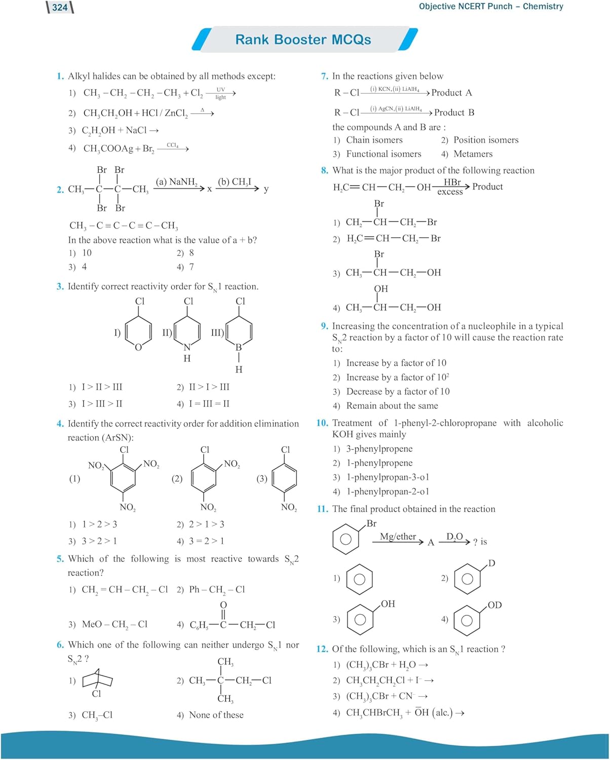 PW Objective NCERT Punch Chemistry Competitive Exams (NEET and CUET) | Includes A&R and Statement Type Questions Edition 2024-2025