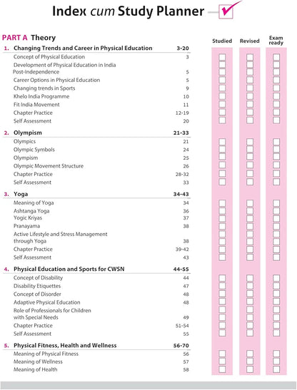 Arihant All in One Physical Education Class 11 for CBSE Exams 2025-26 | Revised Edition as per latest syllabus | Simplified Theory, All Types of Exam Pattern Questions, CBQs, MCQs, A-R, Case Based, Sample Question Papers, Practical Work