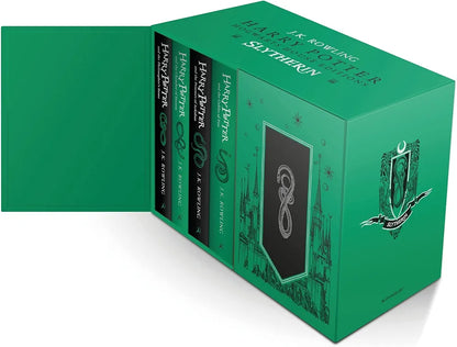 J.K. Rowling
 HARRY POTTER SLYTHERIN HOUSE BOX SET ( Hard cover)