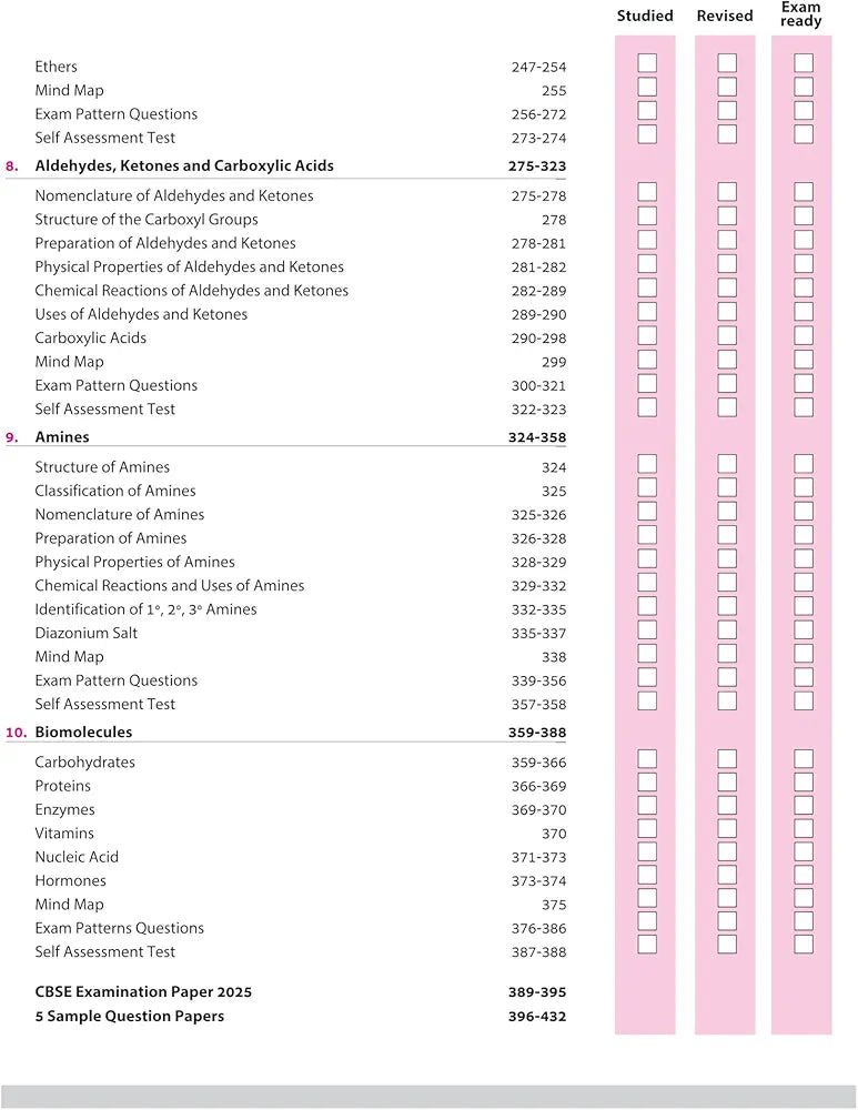Arihant All in One Chemistry Class 12 for CBSE Exams 2025-26 | Revised Edition as per latest syllabus | Simplified Theory, All Types of Exam Pattern Questions, CBQs, MCQs, A-R, Case Based, Sample Question Papers, Mind Maps