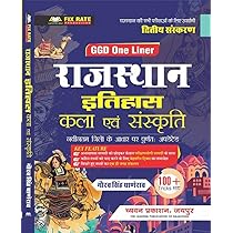 GGD One liner book 2nd edition GGD Rajasthan itihas kala avm sanskriti by Gorav singh Ganerav new edition book For all Rajasthan GK